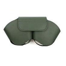 Load image into Gallery viewer, Dark green leather case for AirPods Max headphone, crafted from quality PU leather for stylish and secure protection against damage.
