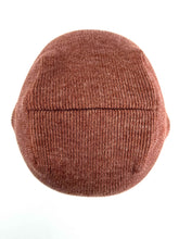 Charger l&#39;image dans la galerie, Tactical H Stitch Uncuffed Beanie, Made in the USA, A Hat Ready for Action in a textured rust color, top view.
