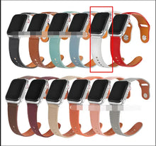 Load image into Gallery viewer, Swift Leather Strap collection for FitPro Watch in various colors, showcasing elegant design and ultimate comfort.
