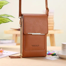 Load image into Gallery viewer, 2-in-1 leather bag transforms from handbag to crossbody, crafted from premium leather for style and versatility. Perfect for any occasion.
