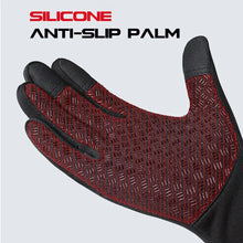 Load image into Gallery viewer, Winter cycling glove with silicone anti-slip palm for outdoor sports.
