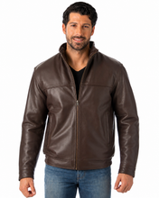 Cargar imagen en el visor de la galería, Winners Leather Jacket. Handmade in the USA
