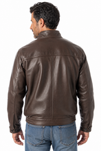 Cargar imagen en el visor de la galería, Winners Leather Jacket Handmade in the USA
