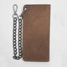 Charger l'image dans la galerie, LARGE TRUCKER - Vegetable Tanned Leather Wallet
