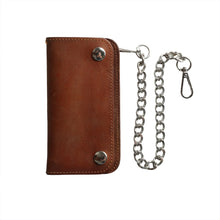 Charger l'image dans la galerie, SMALL TRUCKER - Vegetable Tanned Leather Wallet
