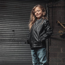 Load image into Gallery viewer, Cowhide Leather Kid's Leather Jacket
