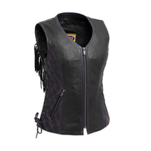 Load image into Gallery viewer, Bandida Women's Motorcycle Leather Vest
