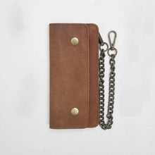 Charger l'image dans la galerie, LARGE TRUCKER - Vegetable Tanned Leather Wallet
