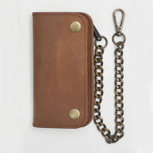 Charger l'image dans la galerie, SMALL TRUCKER - Vegetable Tanned Leather Wallet
