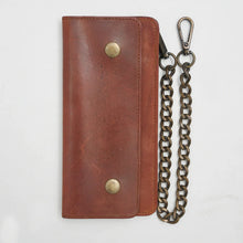 Charger l'image dans la galerie, LARGE TRUCKER - Vegetable Tanned Leather Wallet
