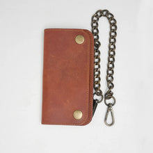 Charger l'image dans la galerie, SMALL TRUCKER - Vegetable Tanned Leather Wallet
