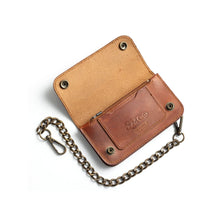 Charger l'image dans la galerie, SMALL TRUCKER - Vegetable Tanned Leather Wallet
