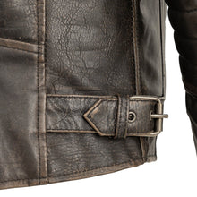 Cargar imagen en el visor de la galería, Commuter Men's Motorcycle Leather Jacket
