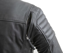 Cargar imagen en el visor de la galería, Commuter Men's Motorcycle Leather Jacket
