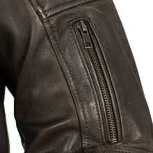 Cargar imagen en el visor de la galería, Commuter Men's Motorcycle Leather Jacket
