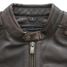Load image into Gallery viewer, Waxed Motorcycle Leather Jacket
