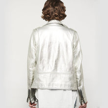 Cargar imagen en el visor de la galería, Vivid Motorcycle Leather Jacket
