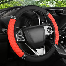 Charger l'image dans la galerie, Bling Soft Faux Leather Car Steering Wheel Cover Non-Slip Heat And Cold Protector
