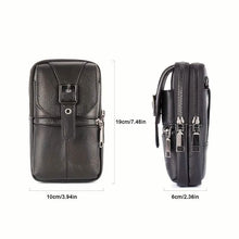 Charger l'image dans la galerie, Men’s Genuine Leather Waist Bag Wallet
