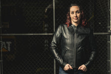 Cargar imagen en el visor de la galería, Flashback - Women's Motorcycle Leather Jacket
