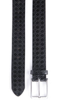 Charger l'image dans la galerie, Genuine Split Leather Belt for Men – Brushed Buckle, 1.3" Strap
