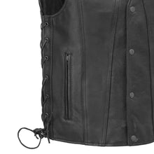 Cargar imagen en el visor de la galería, Motorcycle Leather Vest
