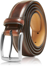 Charger l'image dans la galerie, Genuine Leather Belt for Men – Zinc Alloy Buckle, 1.25" Strap
