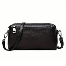 Charger l'image dans la galerie, Genuine Leather Crossbody Bag Shoulder Small Square Bag
