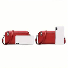 Charger l'image dans la galerie, Genuine Leather Crossbody Bag Shoulder Small Square Bag
