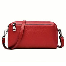 Charger l'image dans la galerie, Genuine Leather Crossbody Bag Shoulder Small Square Bag
