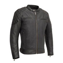 Cargar imagen en el visor de la galería, Grand Prix - Men's Leather Motorcycle Jacket
