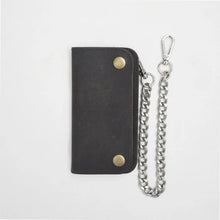 Charger l'image dans la galerie, SMALL TRUCKER - Vegetable Tanned Leather Wallet
