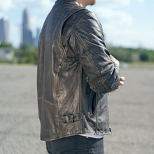 Cargar imagen en el visor de la galería, Indy Men's Motorcycle Leather Jacket
