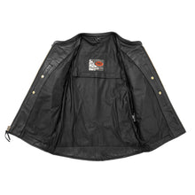 Cargar imagen en el visor de la galería, Indy Men's Motorcycle Leather Jacket
