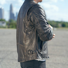 Cargar imagen en el visor de la galería, Indy Men's Motorcycle Leather Jacket
