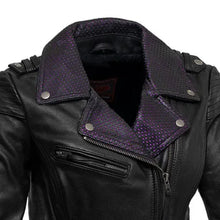 Cargar imagen en el visor de la galería, Iris - Women's Motorcycle Leather Jacket
