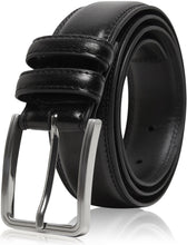 Charger l'image dans la galerie, Genuine Leather Belt for Men – Zinc Alloy Buckle, 1.25" Strap
