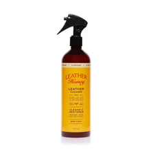 Load image into Gallery viewer, Leather Honey Leather Cleaner bottle for car seats, furniture, jackets; non-toxic, cleans and restores leather, vinyl, plastic, rubber, faux leather.
