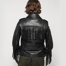 Cargar imagen en el visor de la galería, Lesley - Women's Motorcycle Leather Jacket - BHBR
