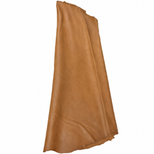 Cargar imagen en el visor de la galería, light Brown Reed sheepskin leather hide on a white background
