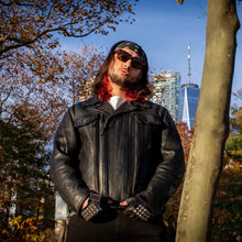 Load image into Gallery viewer, Mastermind Men's Motorcycle Leather Jacket
