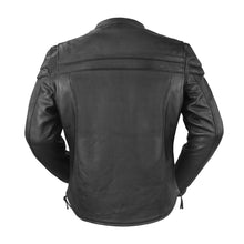 Cargar imagen en el visor de la galería, Maverick Men's Motorcycle Leather Jacket
