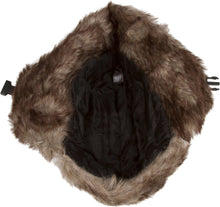 Load image into Gallery viewer, Morgan Unisex Faux Fur Trooper Hat with inner lining, showcasing high-quality faux fur for warmth and comfort in winter.
