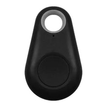 Load image into Gallery viewer, Black eThings Pet Smart GPS Tracker for pets and items, Bluetooth-enabled device with smartphone app compatibility.
