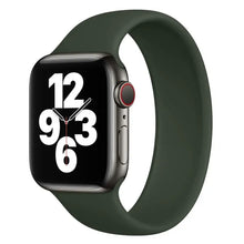 Load image into Gallery viewer, Apple Watch Series 5 with green band, modern design enhancing style and comfort.
