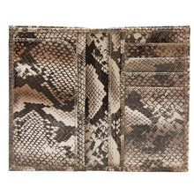 Cargar imagen en el visor de la galería, Genuine Leather Passport Holder – RFID Blocking, Travel Card Slots
