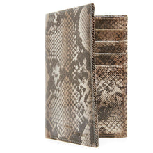 Cargar imagen en el visor de la galería, Genuine Leather Passport Holder – RFID Blocking, Travel Card Slots
