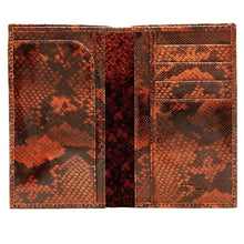 Cargar imagen en el visor de la galería, Genuine Leather Passport Holder – RFID Blocking, Travel Card Slots
