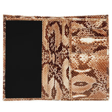 Cargar imagen en el visor de la galería, Genuine Leather Passport Holder – RFID Blocking, Travel Card Slots

