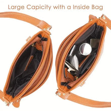 Charger l'image dans la galerie, Premium Genuine Cowhide Leather Crossbody Bag

